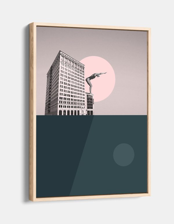 תמונת קנבס ממוסגרת