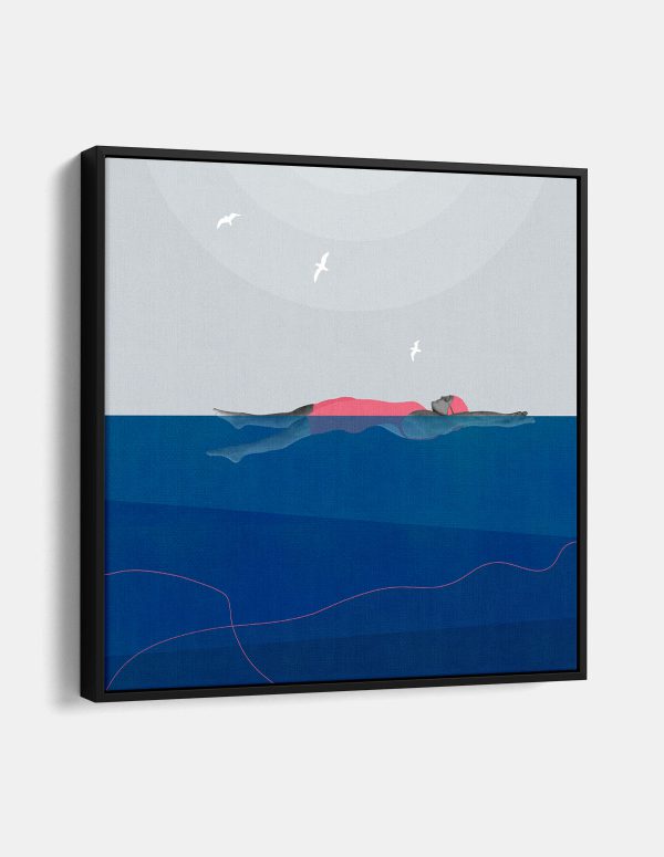 תמונת קנבס גדולה עם מסגרת