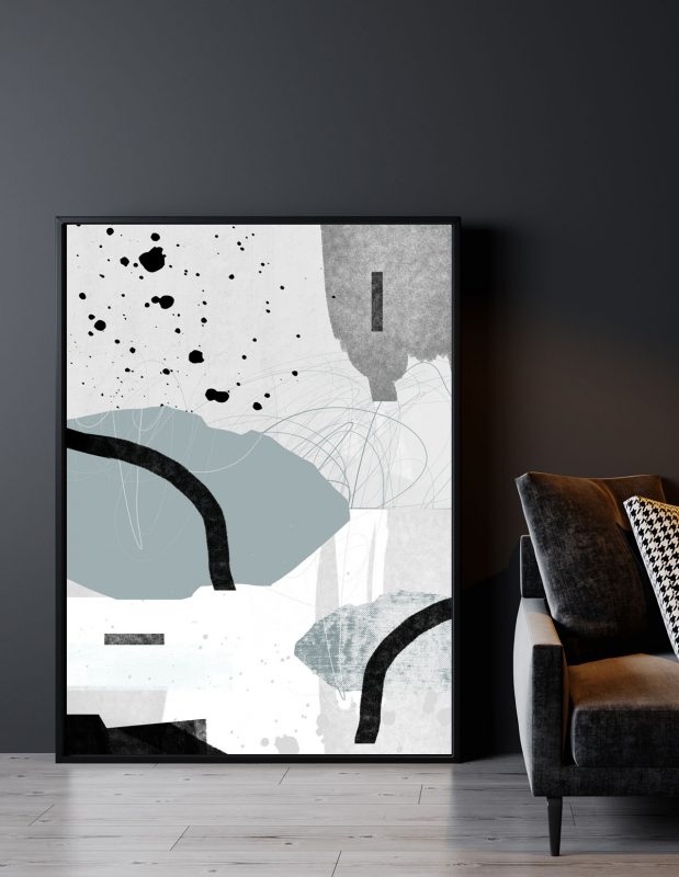 תמונה אבסטרקטית לסלון ולחדר השינה