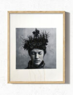 Me and AI 13 - Embroidery on paper